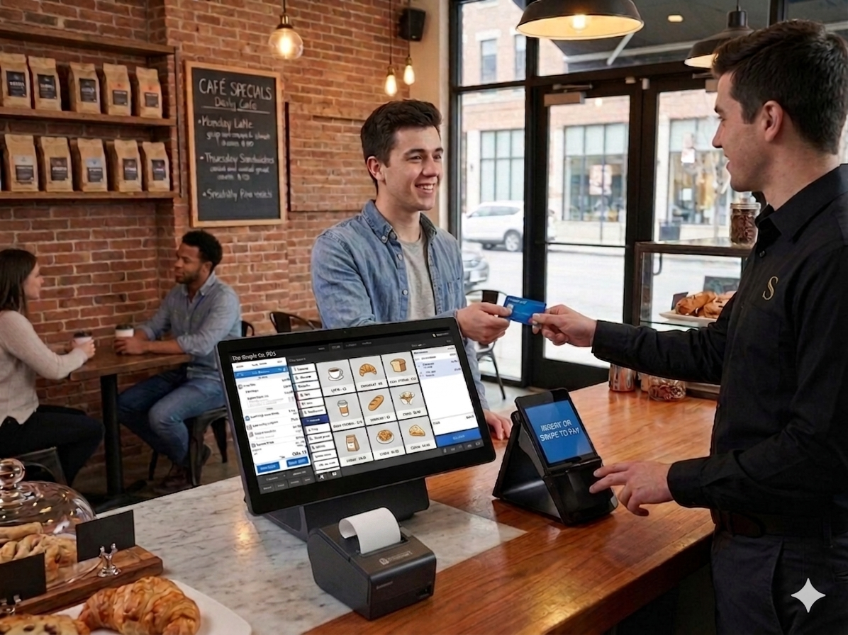 Shift4 POS in restaurant